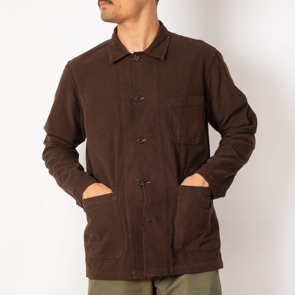 Bakers Overshirt - Brown Fine Cord