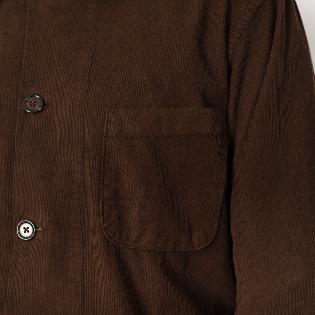 Bakers Overshirt - Brown Fine Cord