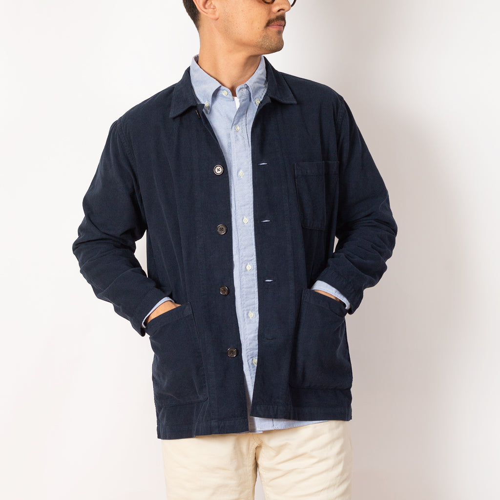 Bakers Overshirt - Navy FIne Cord