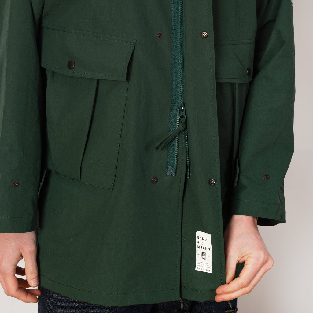 Travel Half Parka - Woods Green