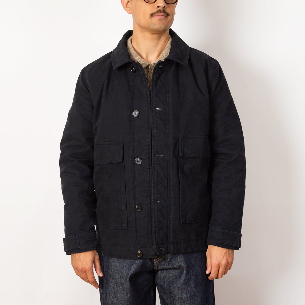 Quilted Jacket - Rich Navy