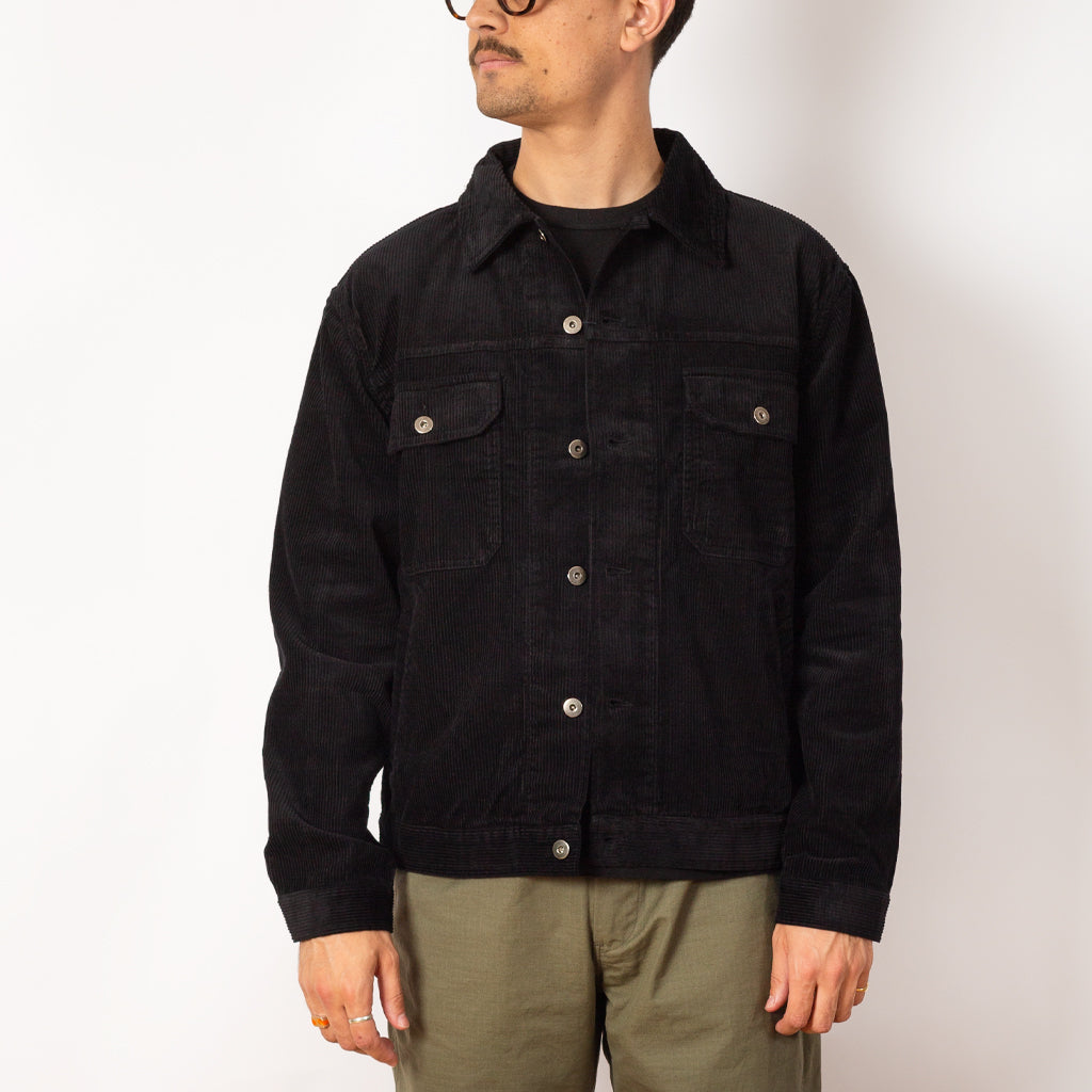 Trucker II Jacket - Black Cord