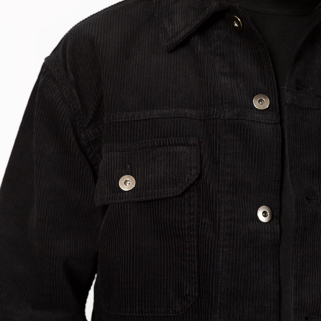 Trucker II Jacket Black Cord