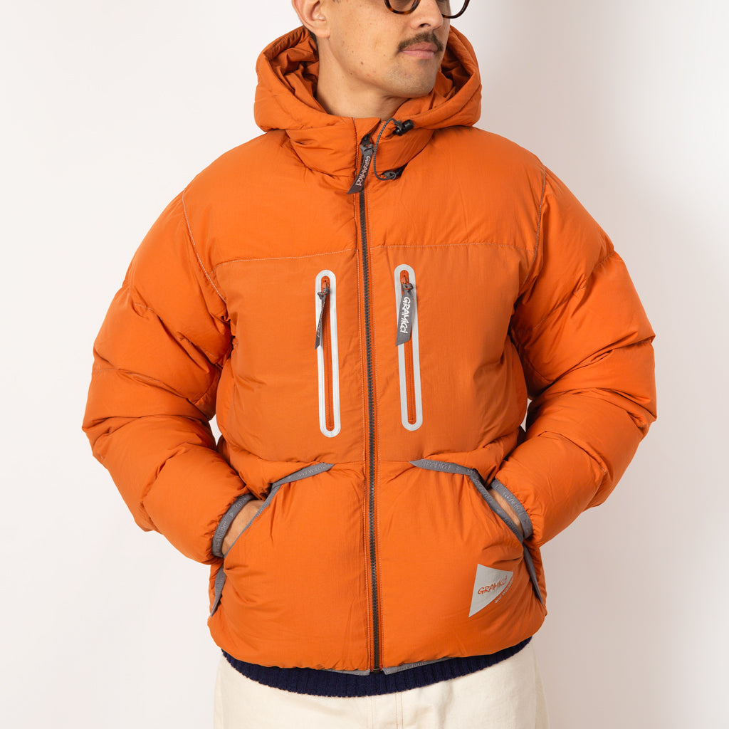 And Wander Down Jacket - Orange