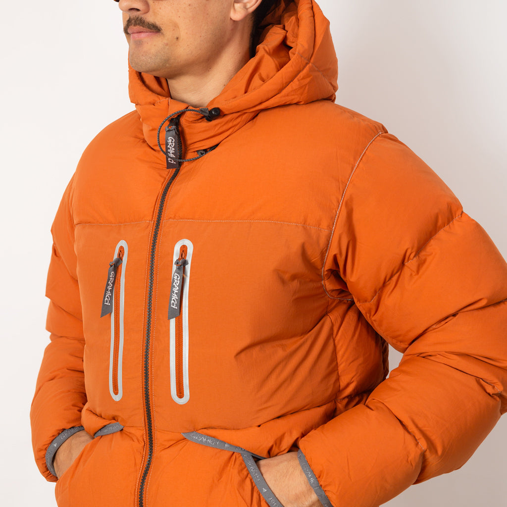 And Wander Down Jacket - Orange