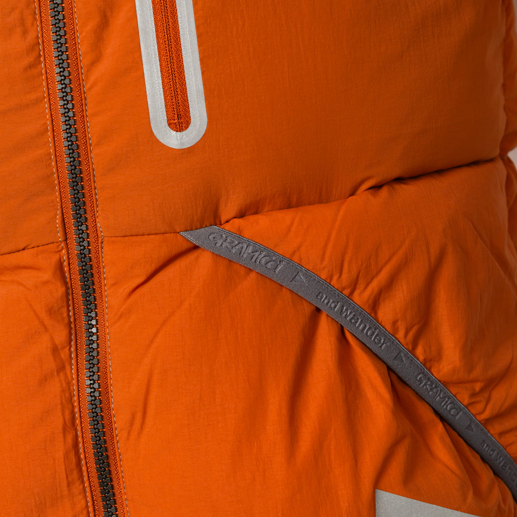 And Wander Down Jacket - Orange