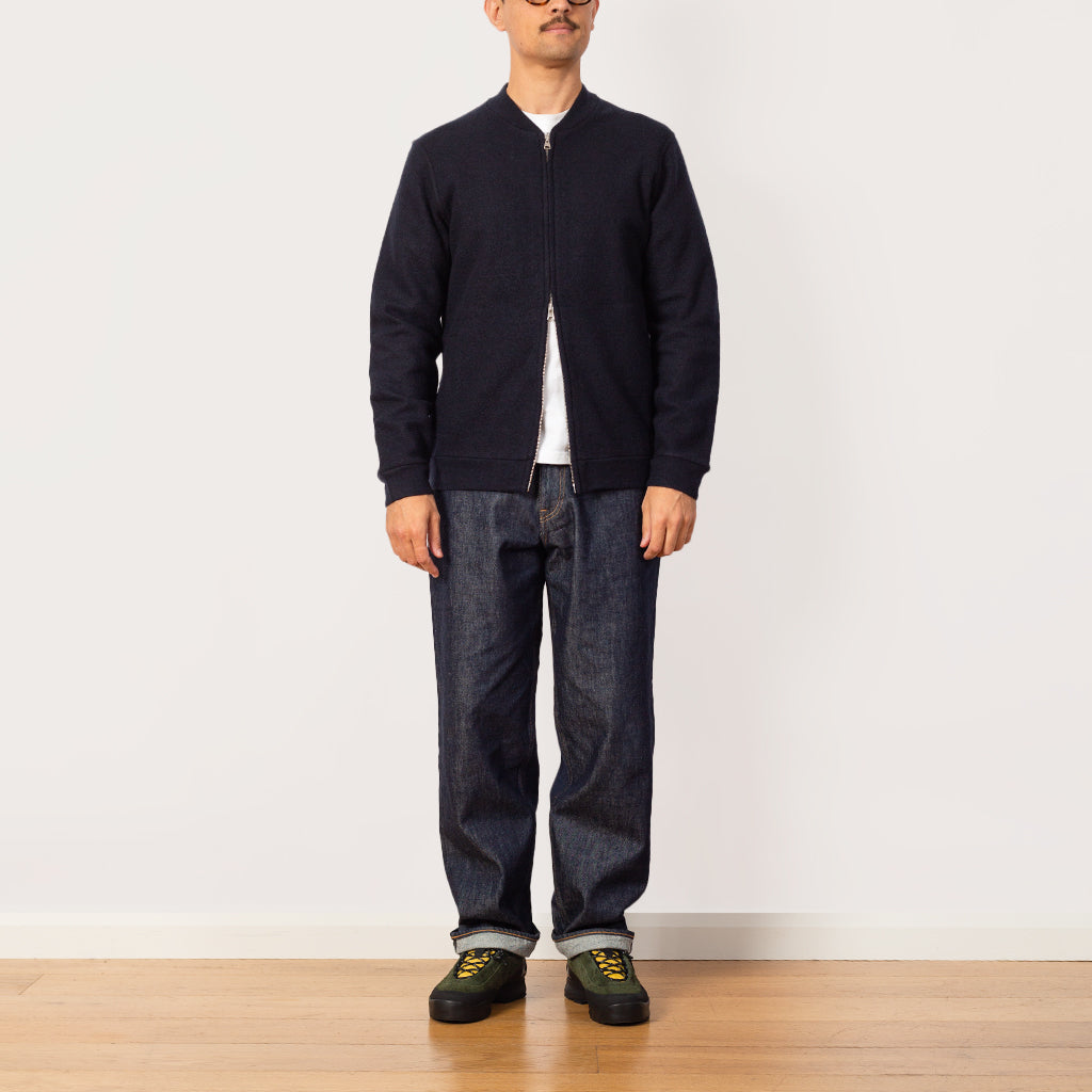 Boiled Bomber 6398 Jacket - Navy