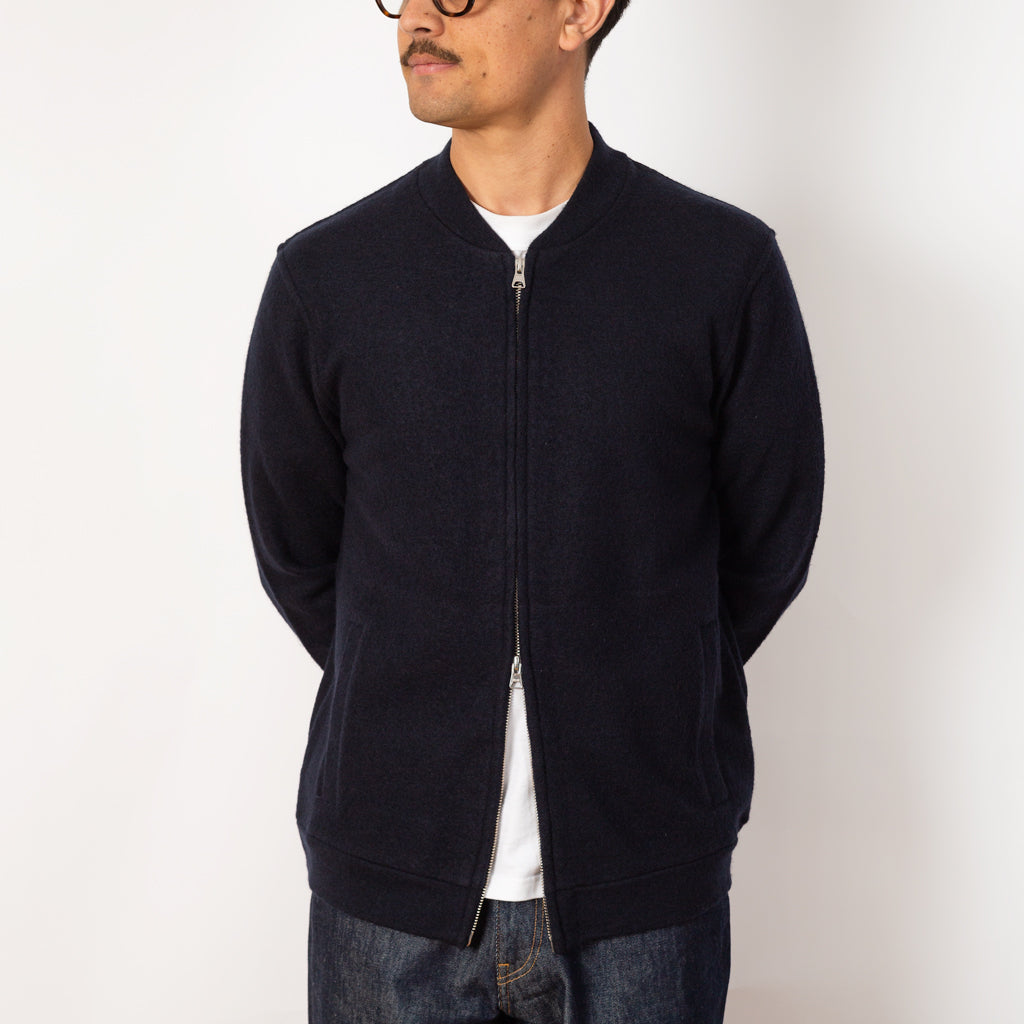 Boiled Bomber 6398 Jacket - Navy