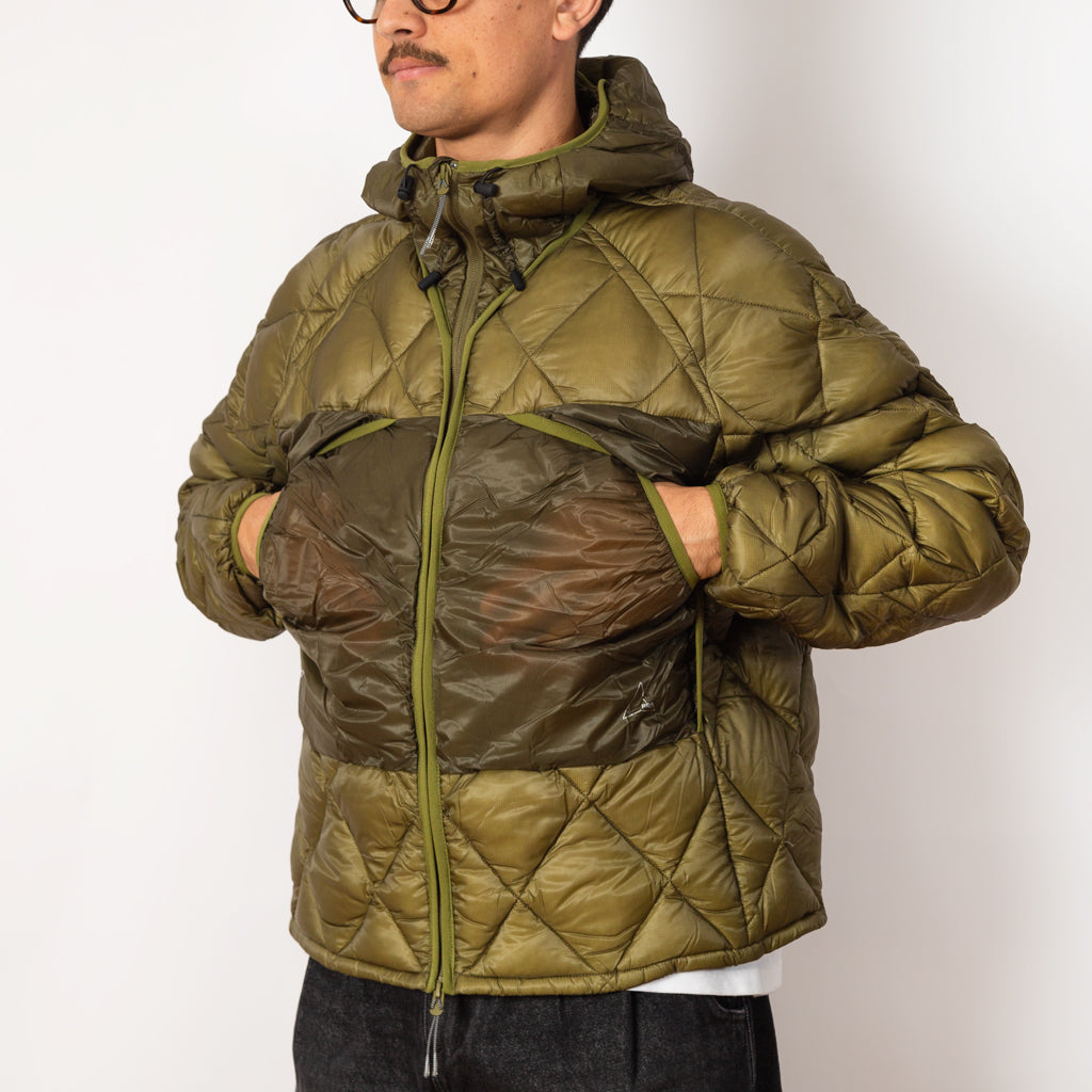 Light Down Jacket - Olive Branch