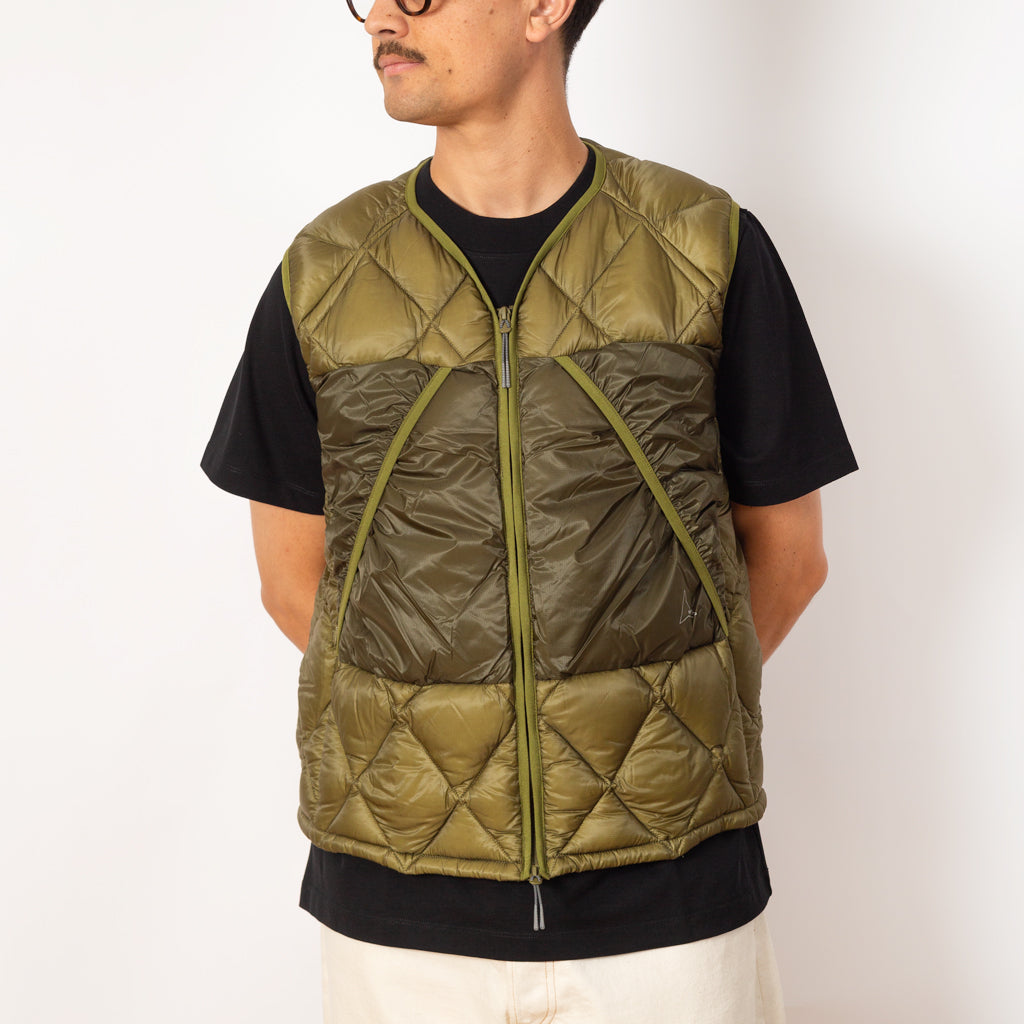 Light Down Vest - Olive Branch