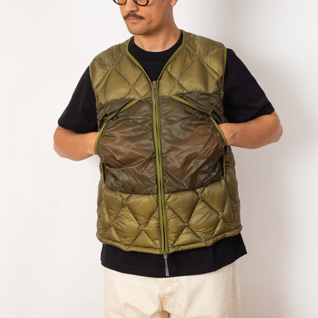 Light Down Vest - Olive Branch