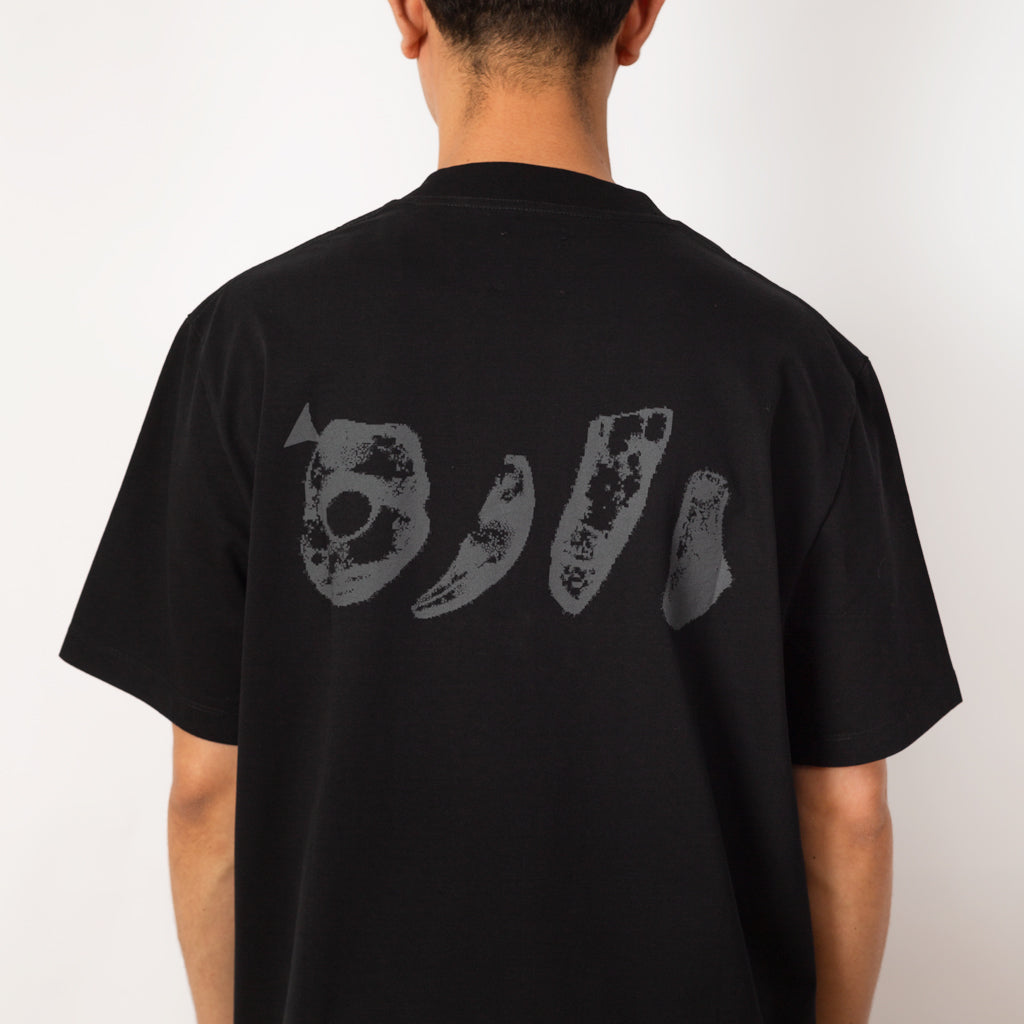 Graphic Boxy Tee - Black