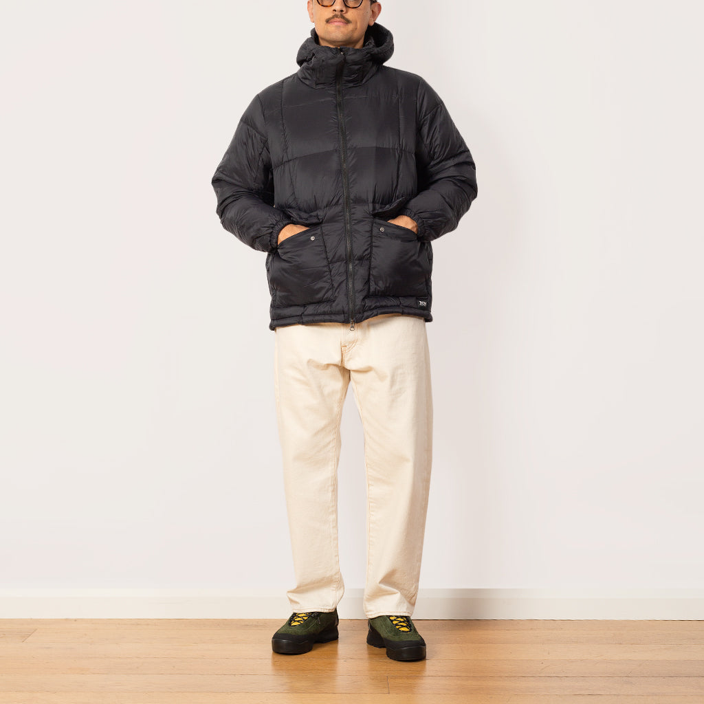 Packable down coat with hood on sale