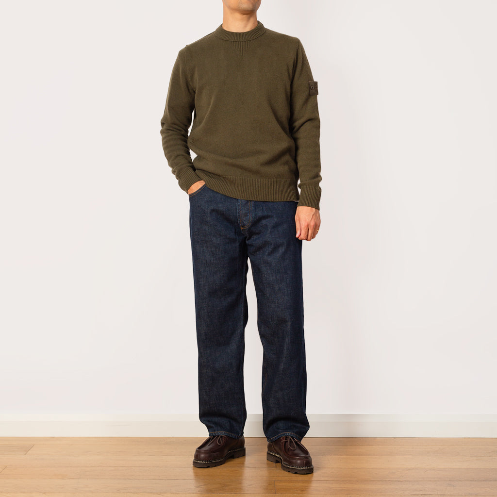 Knitted Sweat - Military Olive