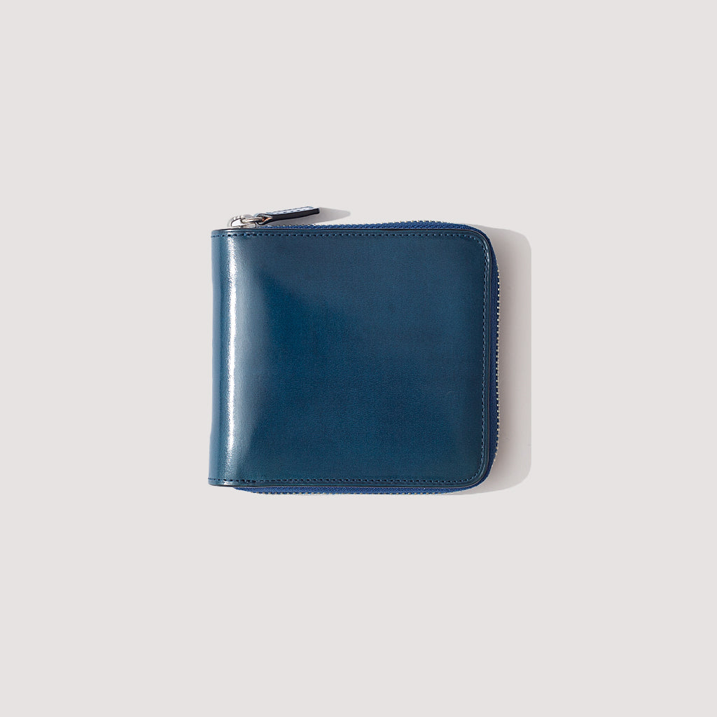 Square Zip Wallett - Poseidon Blue