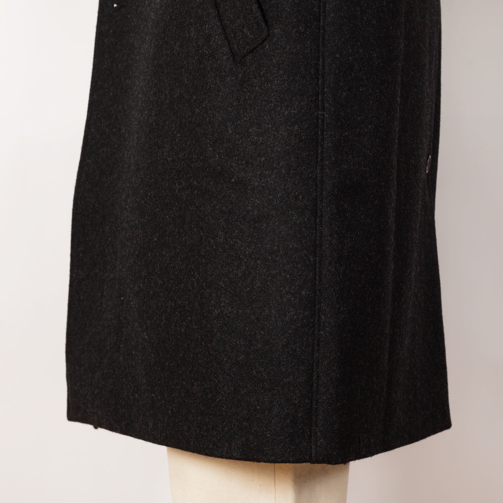 Utile Lined Wool Coat - Charcoal