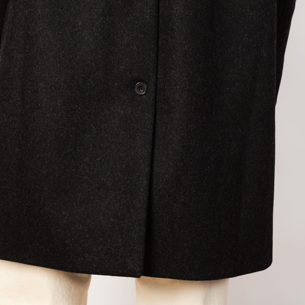 Utile Lined Wool Coat - Charcoal