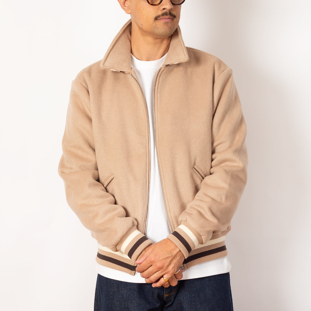 Varsity Jacket - White Pepper