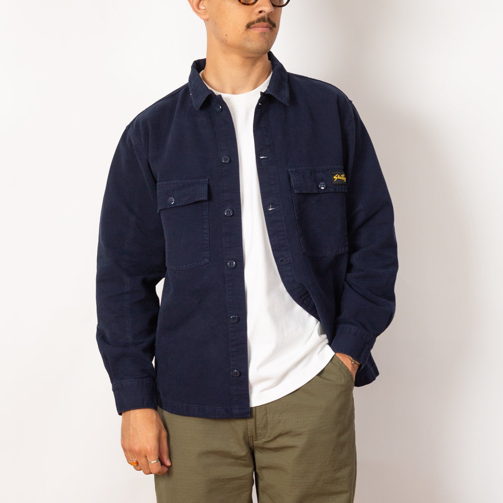 CPO Shirt - Navy Bedford Cord