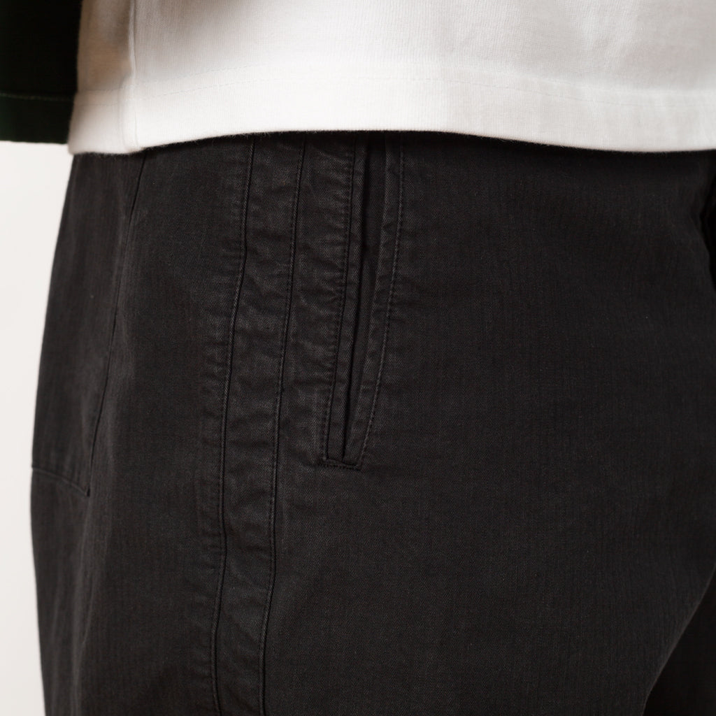 Babe Ruth Baseball Trousers - Black Herringbone