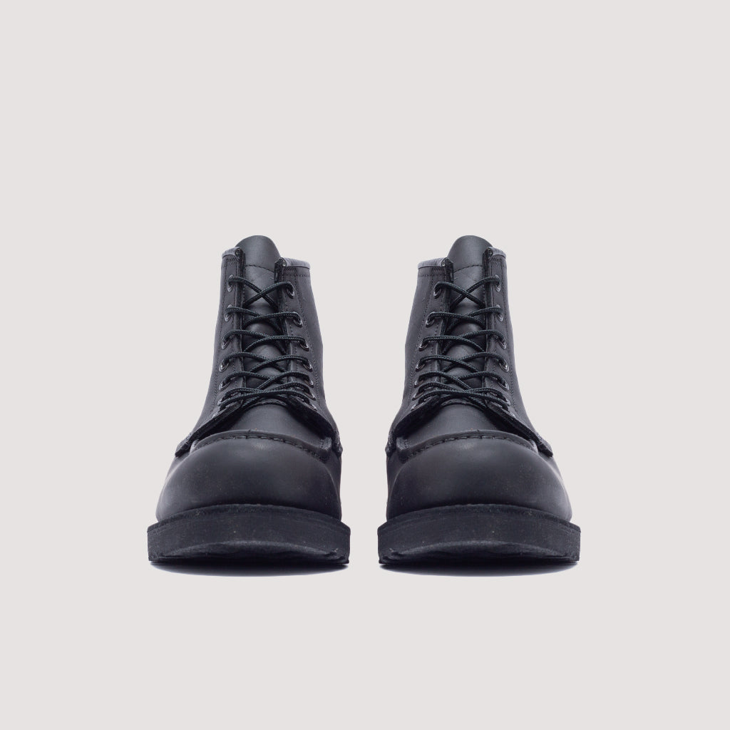 Classic Moc Toe 6" Boot - Triple Black (08074)