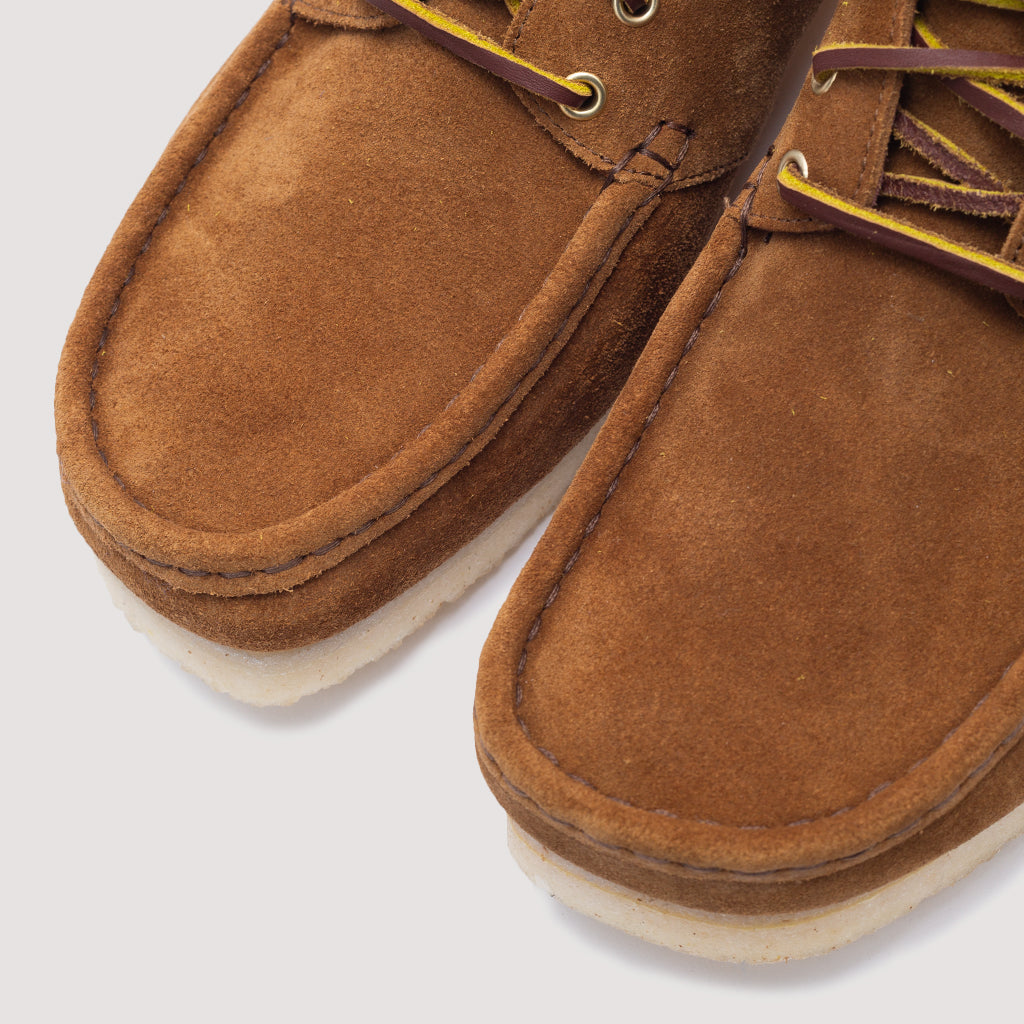 Wallabee Boat - Cola Suede | Clarks | Peggs & son.