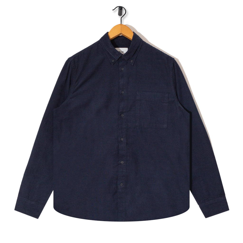 Arne 5082 Shirt - Navy Cord