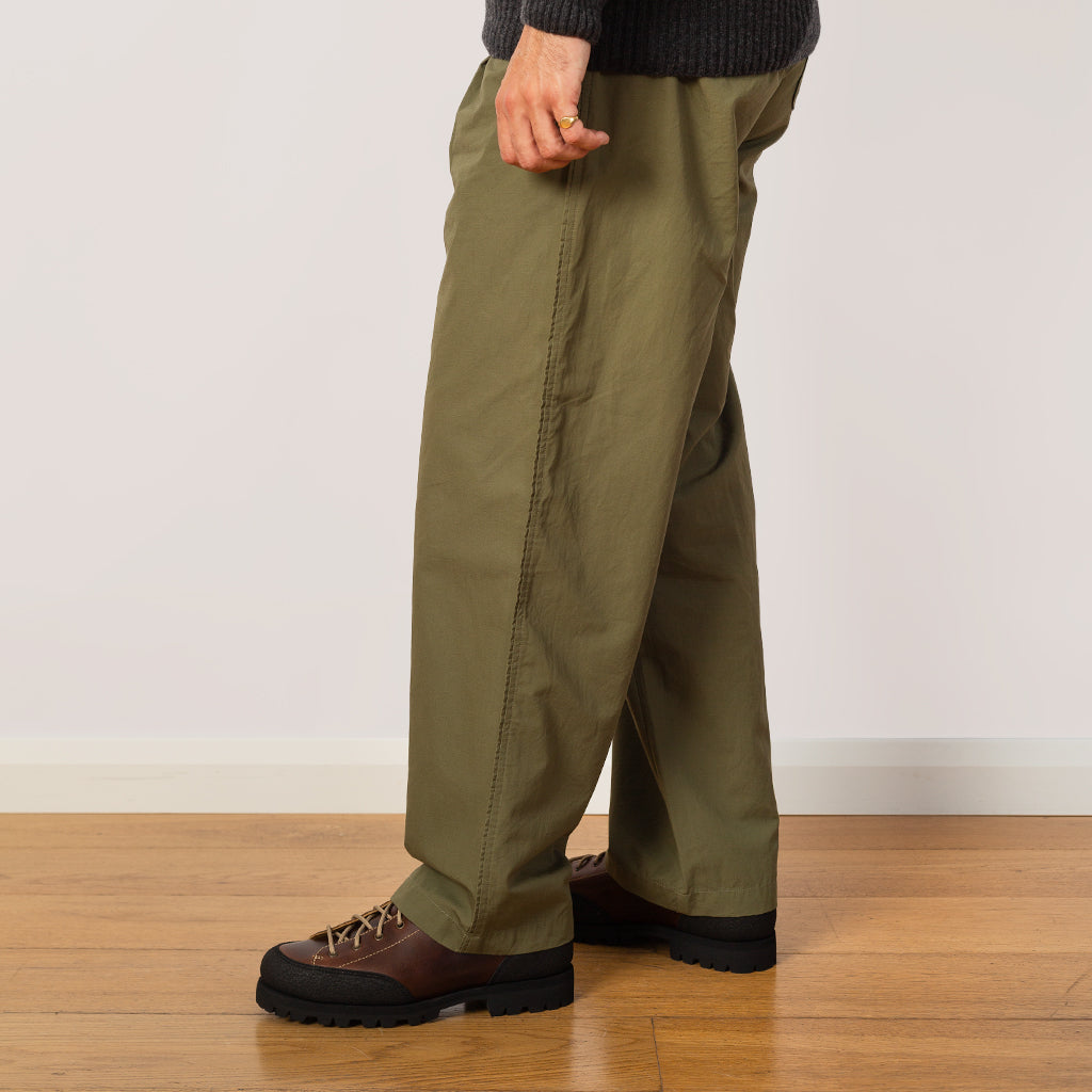 Wide Fit Trouser - Dark Sage