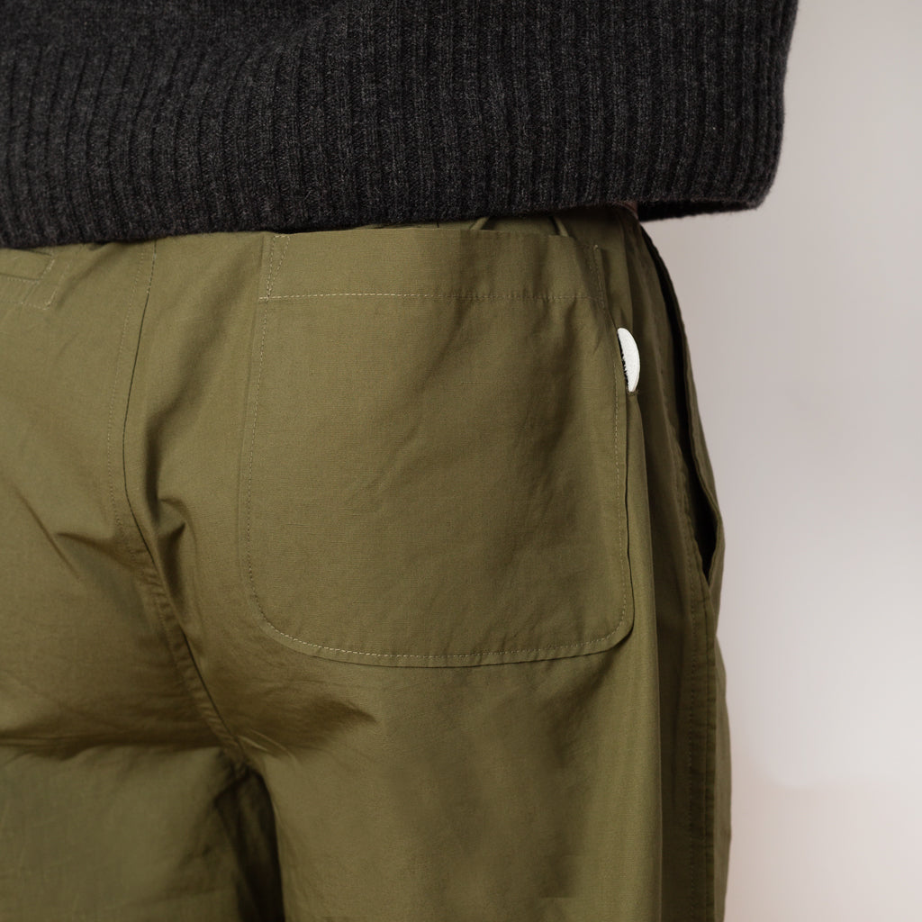 Wide Fit Trouser - Dark Sage