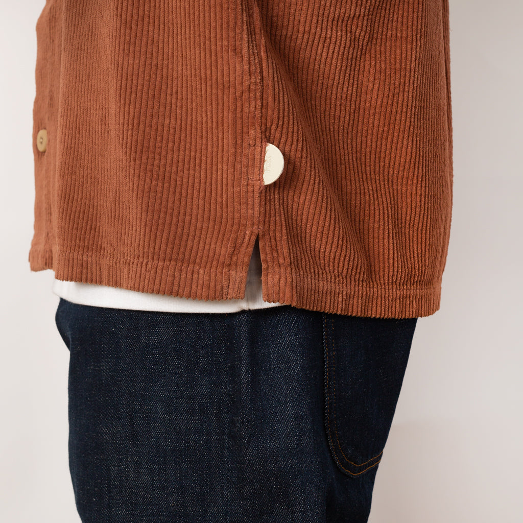 Patch Overshirt - Dark Rust Heavy Cord