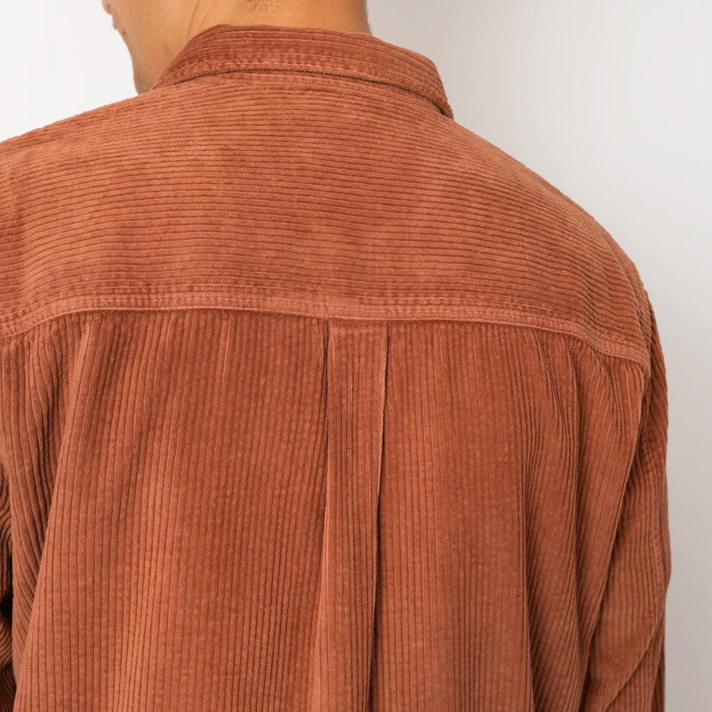 Patch Overshirt - Dark Rust Heavy Cord