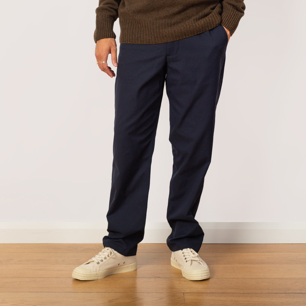 Ezra Solotex Trouser - Navy