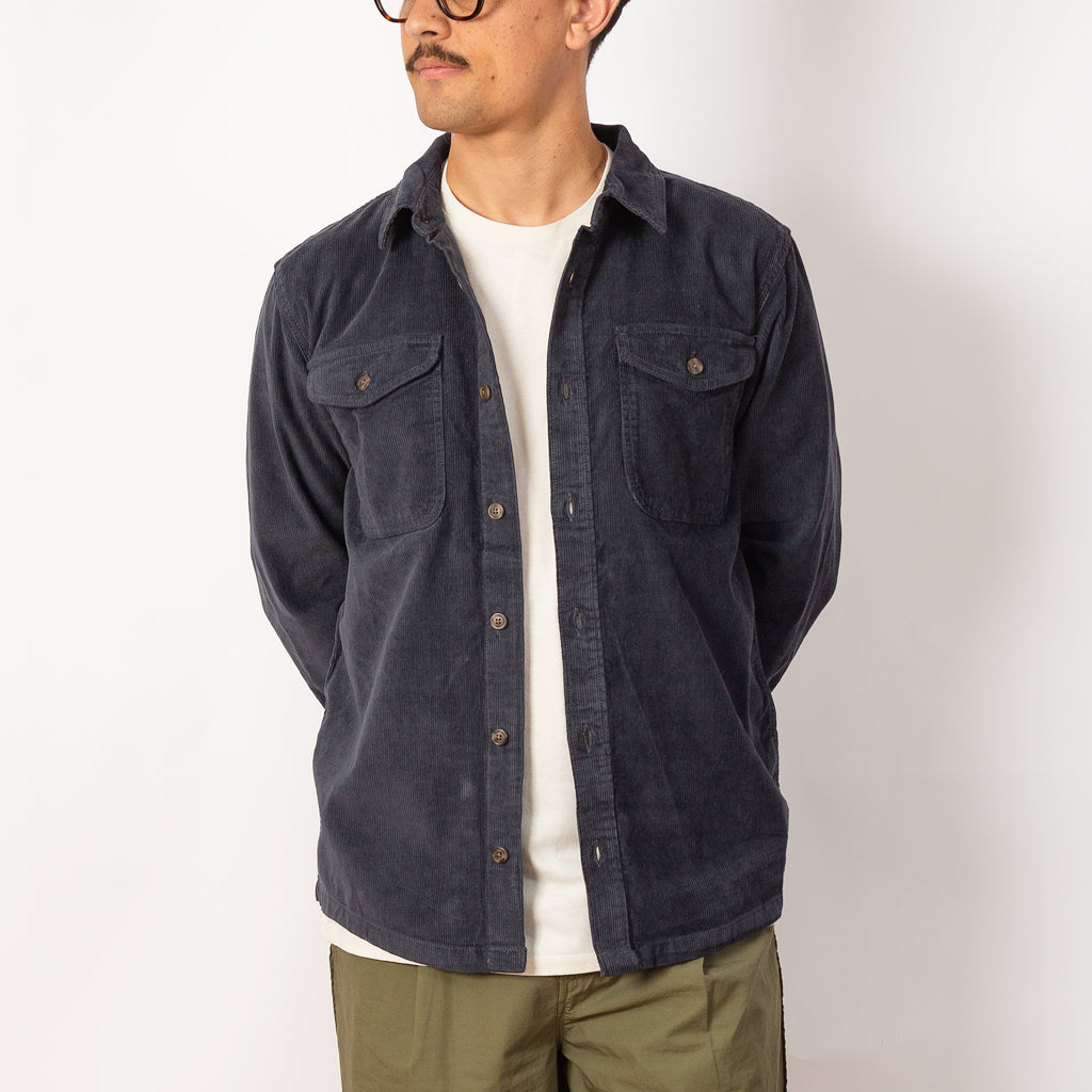 Corduroy Shirt - Smolder Blue