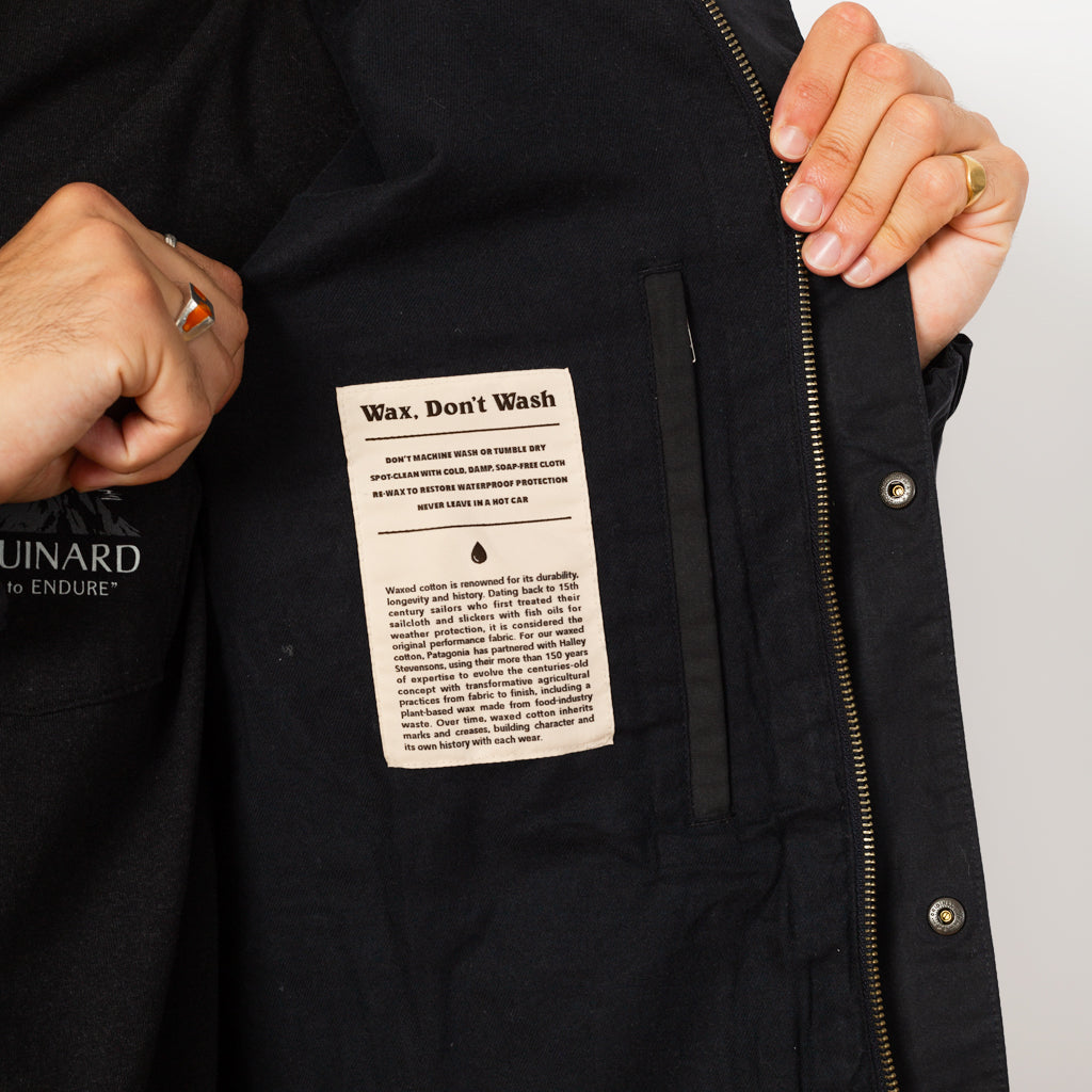 Waxed Cotton Jacket - Pitch Blue