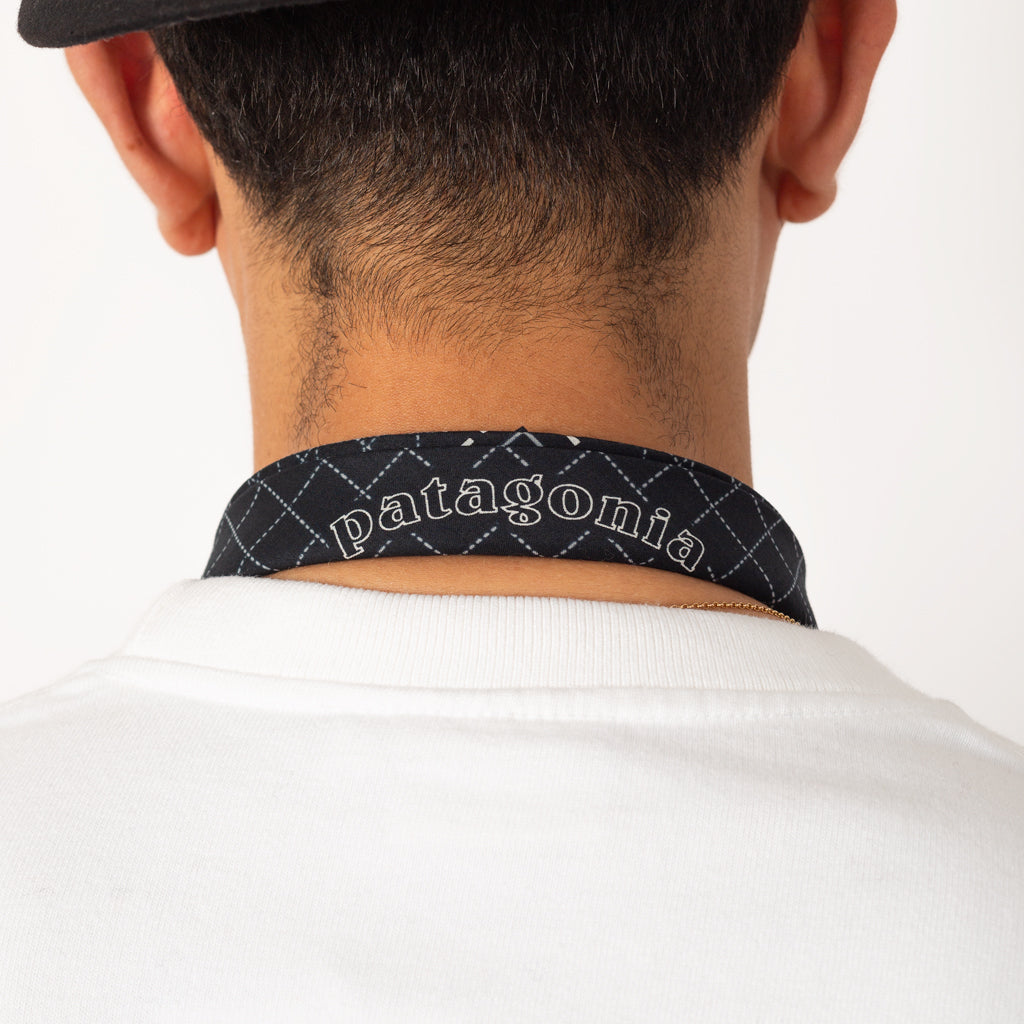 Bandana - Mountain Grid Black