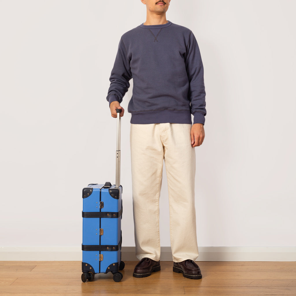 Cruise Four Wheel Carry-On Case - Royal Blue/Navy/Chrome