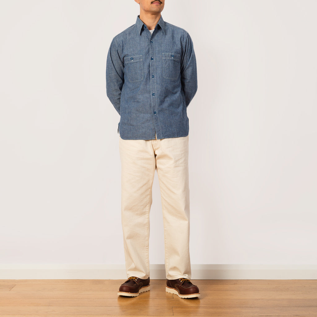 Chambray Work Shirt - Blue