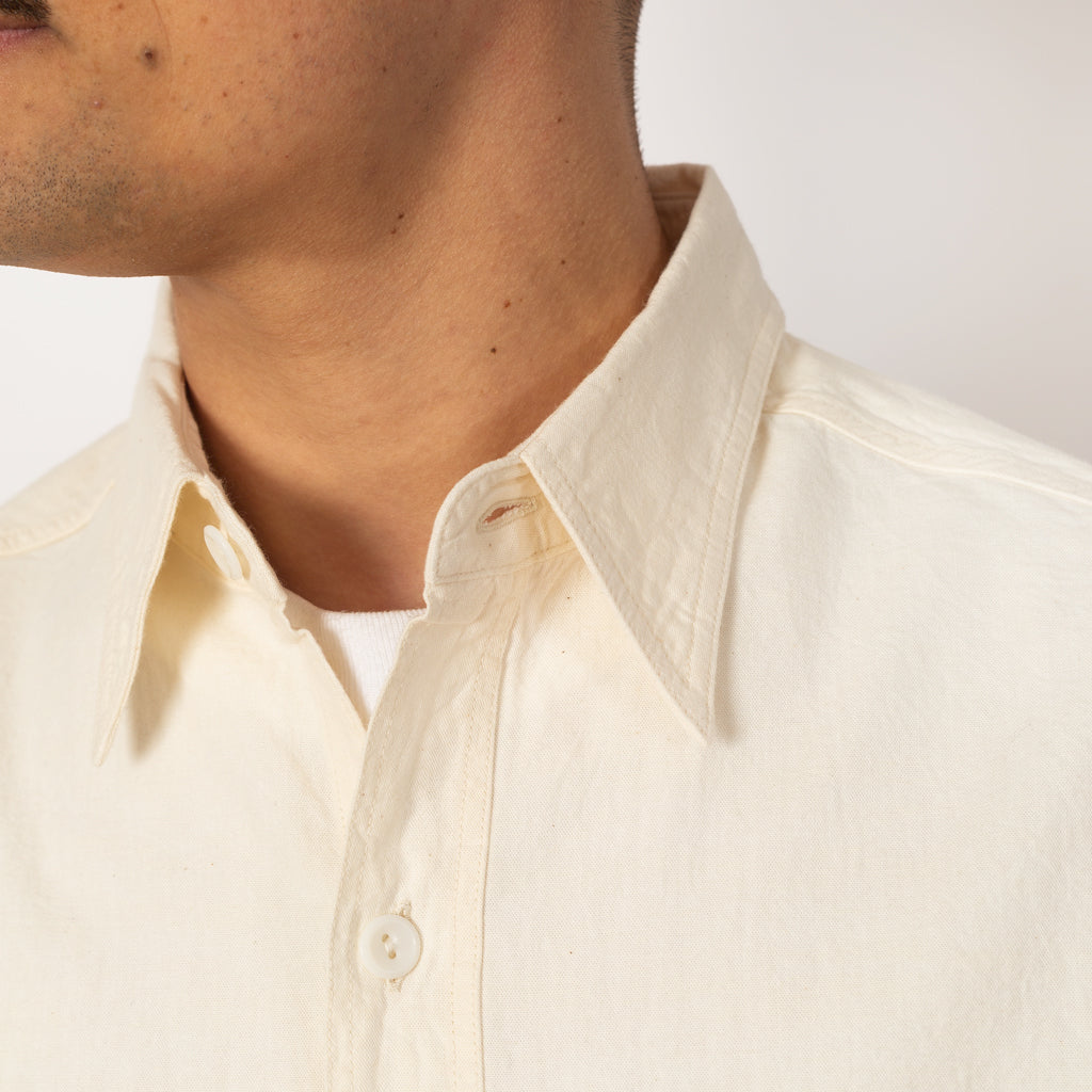 Chambray Work Shirt - Off White