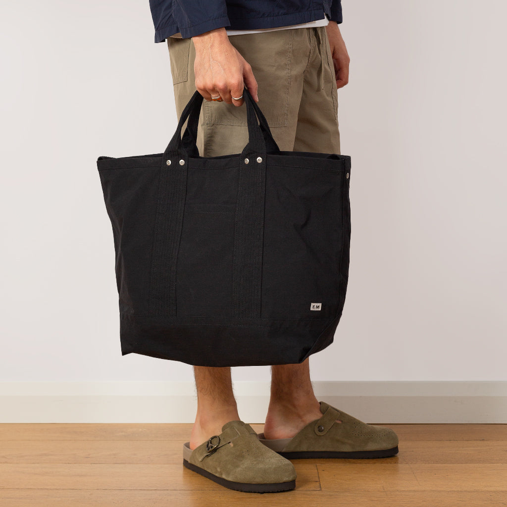 2 Way Tote Bag - Black | Ends and Means | Peggs & son.