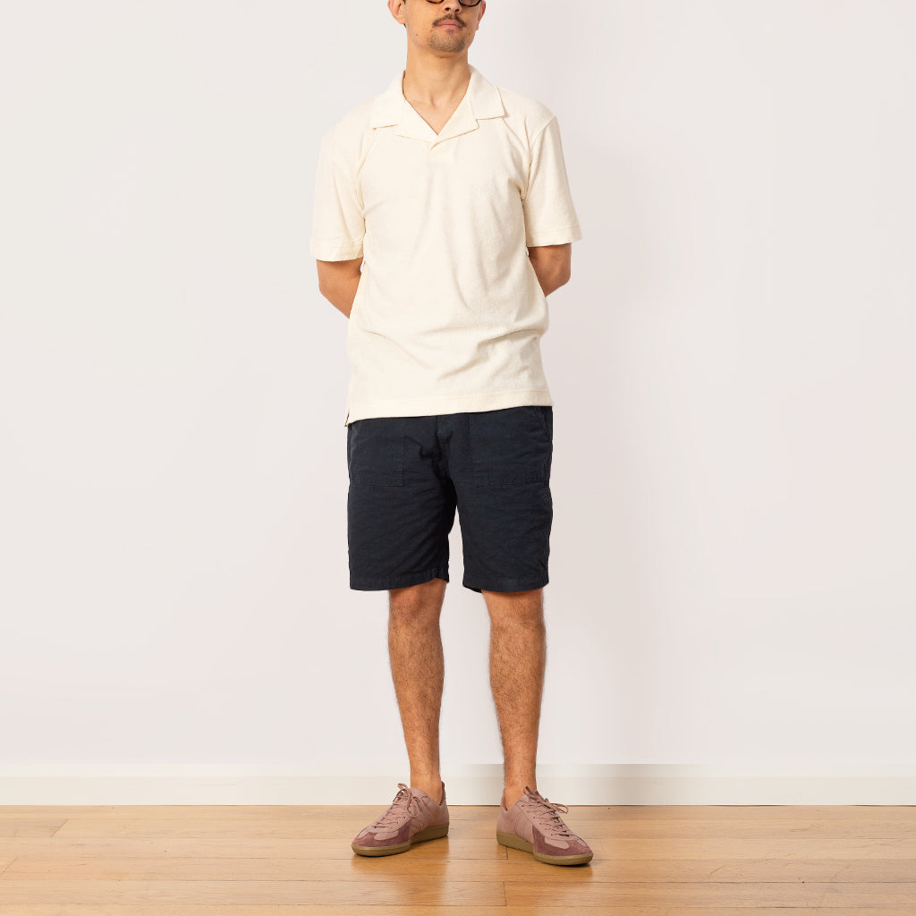 Towelling Polo Shirt - Undyed