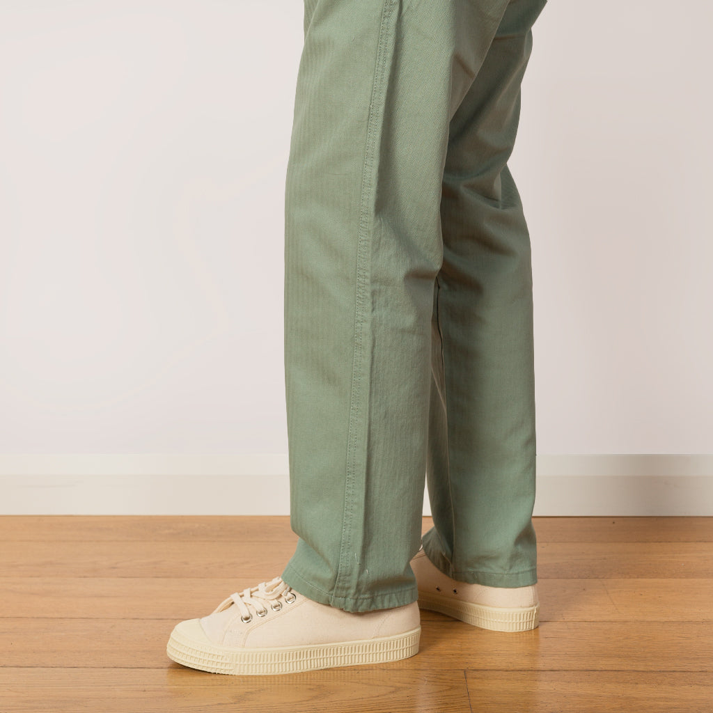 Waiters Pant - Sage Herringbone