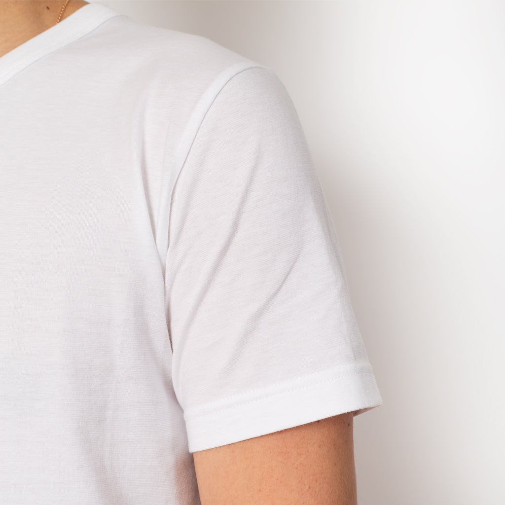 Organic Lightweight Heritage T-Shirt - Blanc