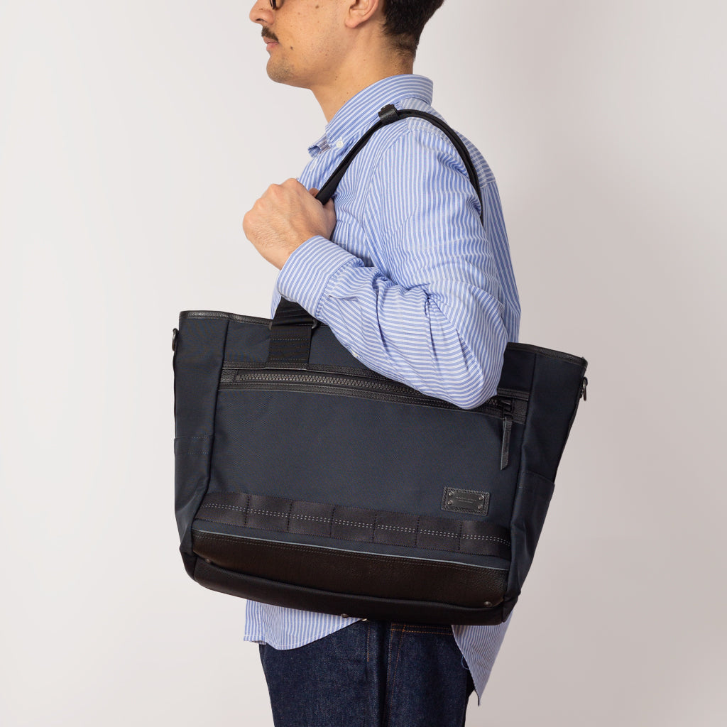 Rise Tote Bag Briefcase - Navy