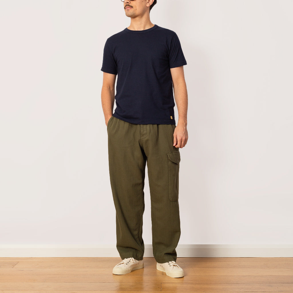 Organic Lightweight Heritage T-Shirt - Marine Deep