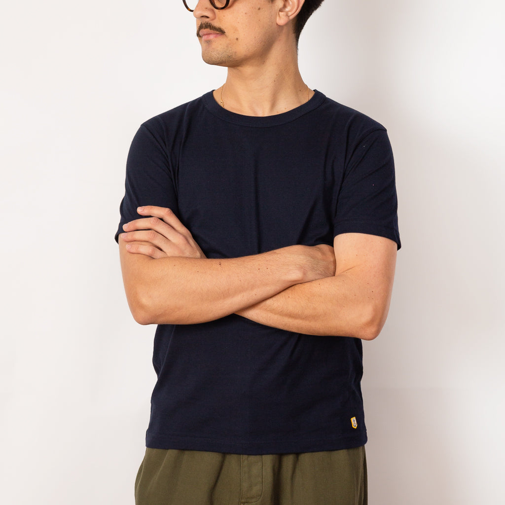 Organic Lightweight Heritage T-Shirt - Marine Deep