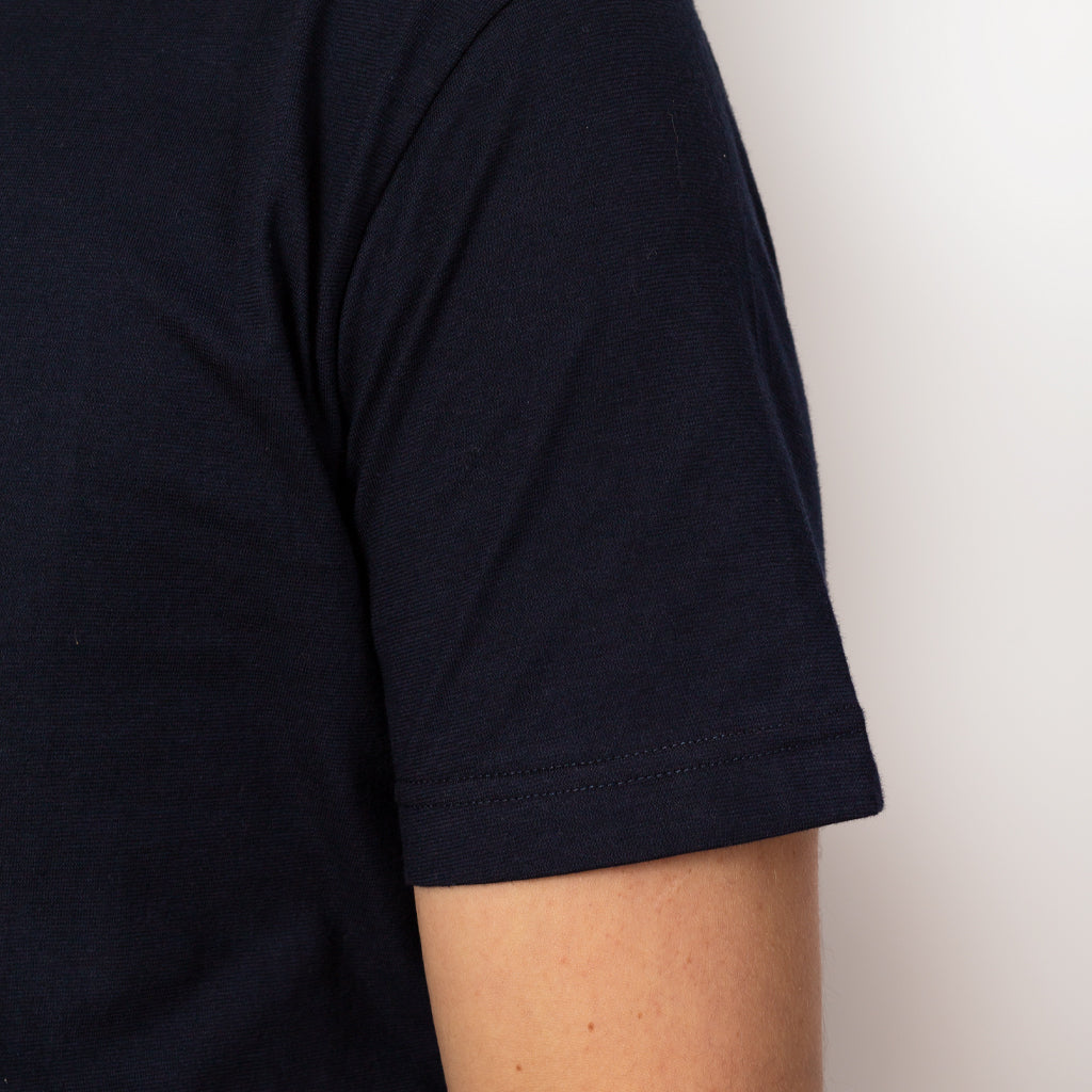 Organic Lightweight Heritage T-Shirt - Marine Deep