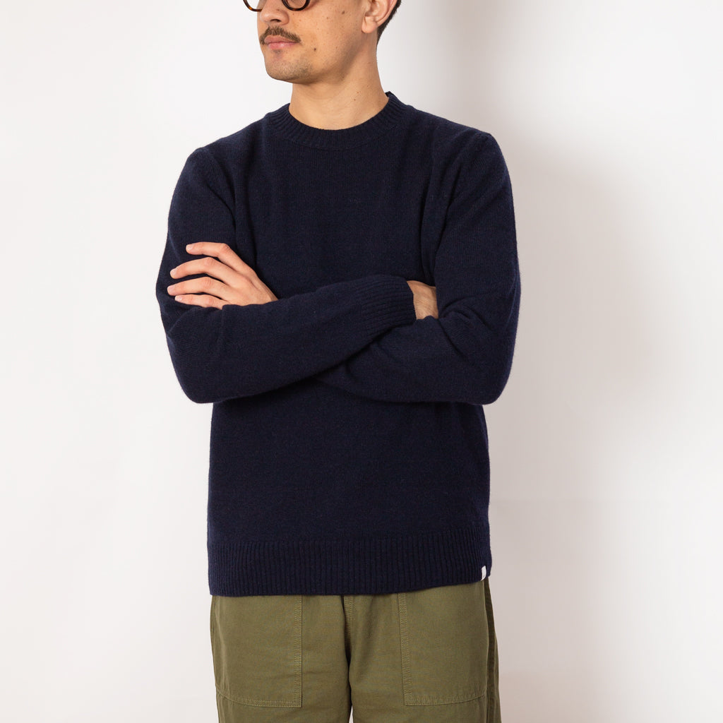 Standard Merino Lambswool Sweater - Dark Navy