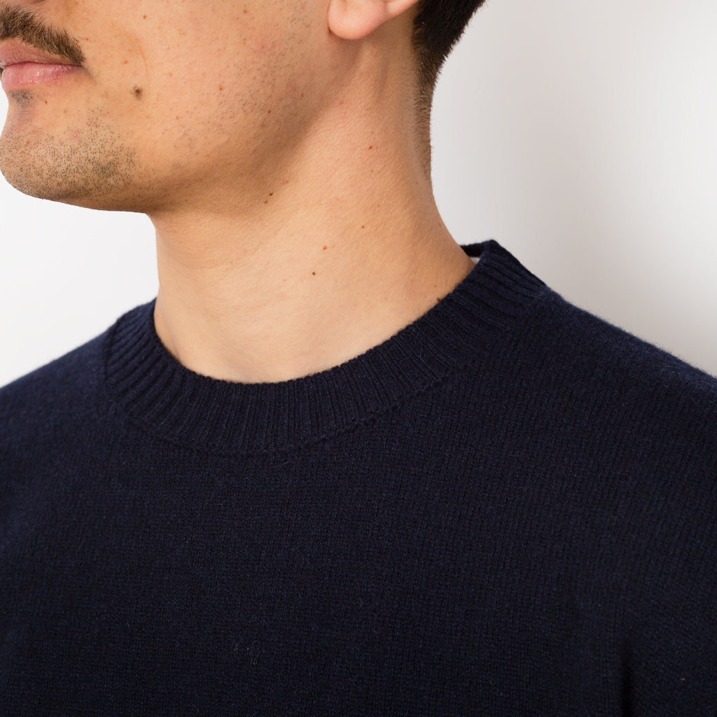 Standard Merino Lambswool Sweater - Dark Navy