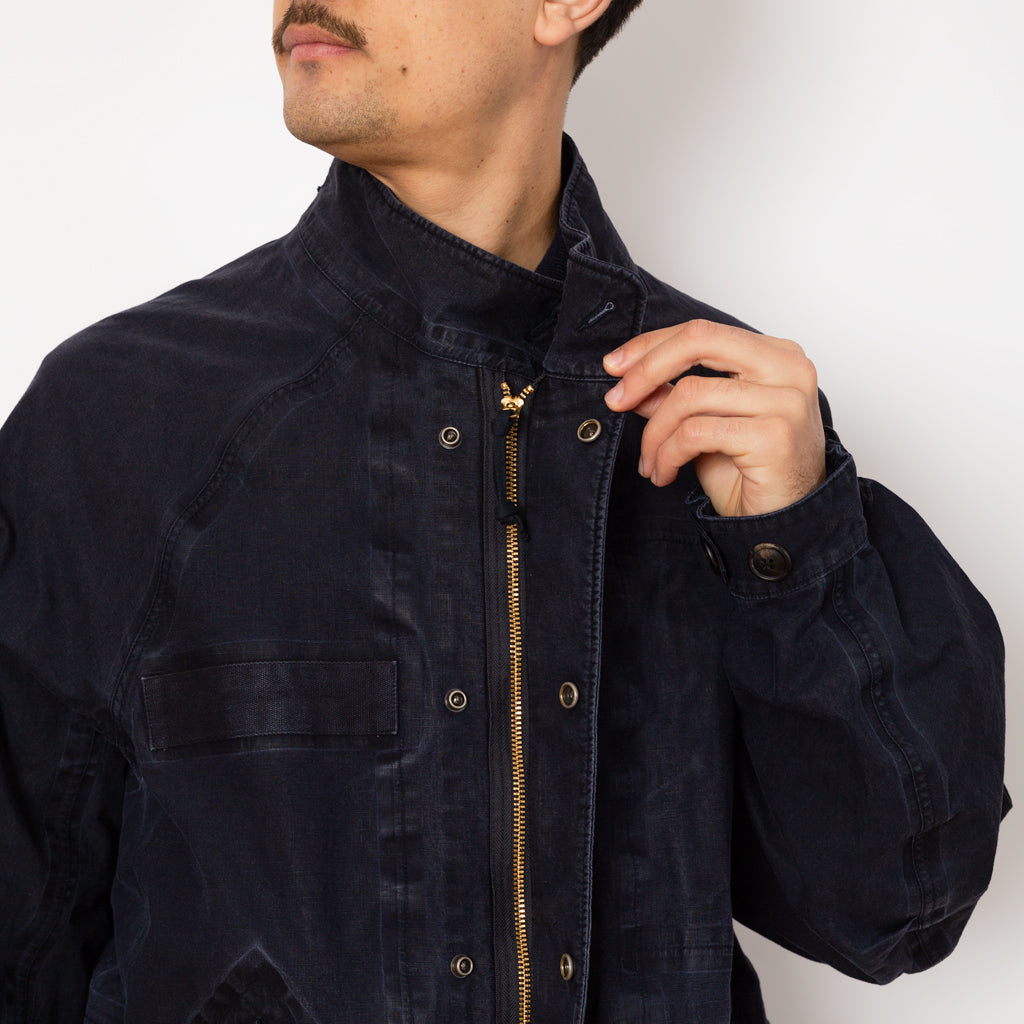 Six-Five Fishtail Parka 3L Damaged - Navy