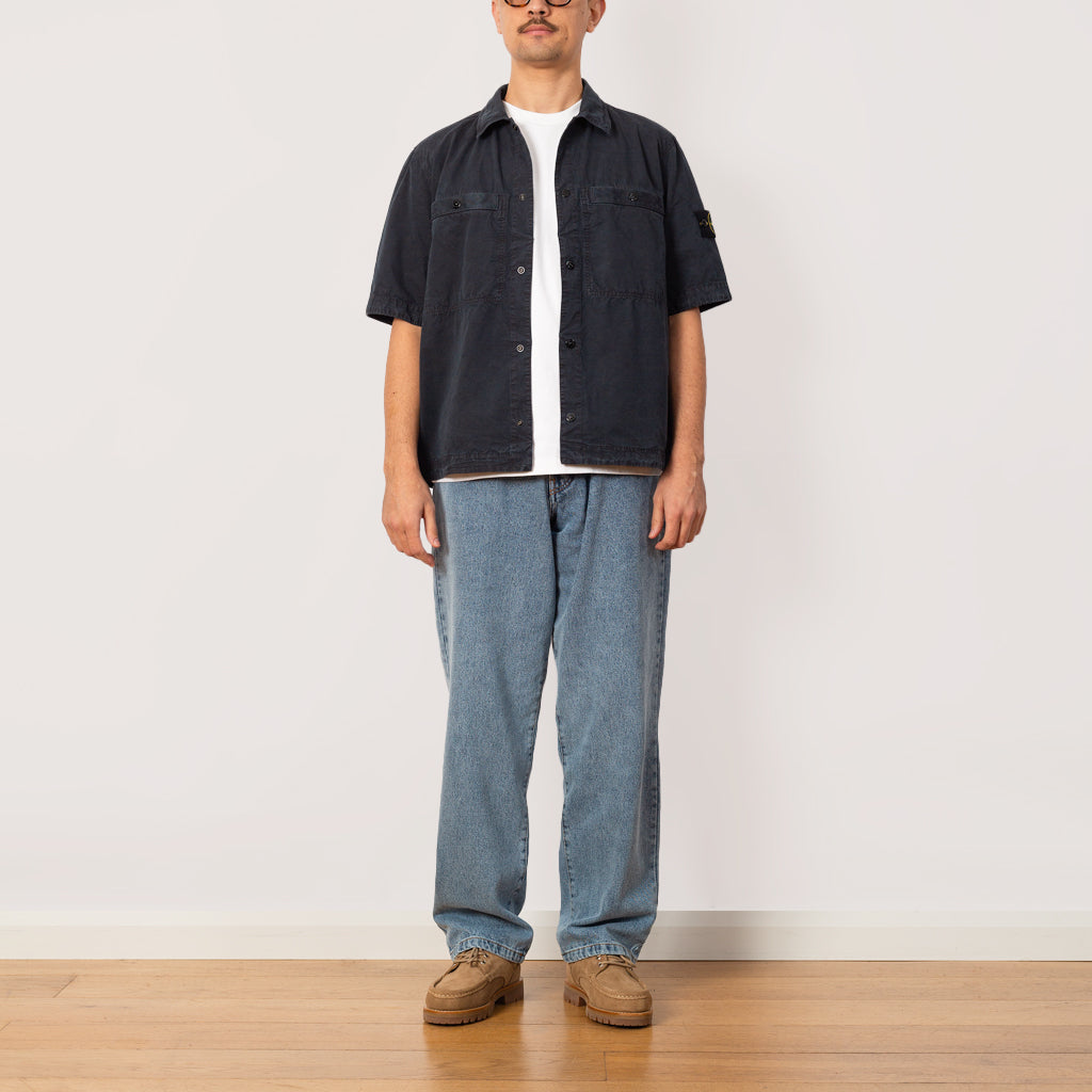 Overshirt S/S - Navy Blue (V0120)